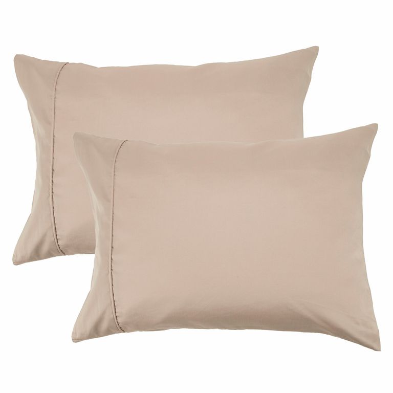 Set De 2 Fundas De Almohada 300 Hilos 100% Algodón