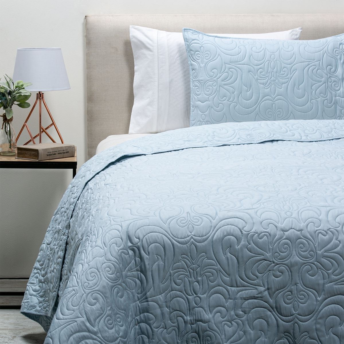 ROBERTA ALLEN - Cubrecama Liso Paisley Roberta Allen