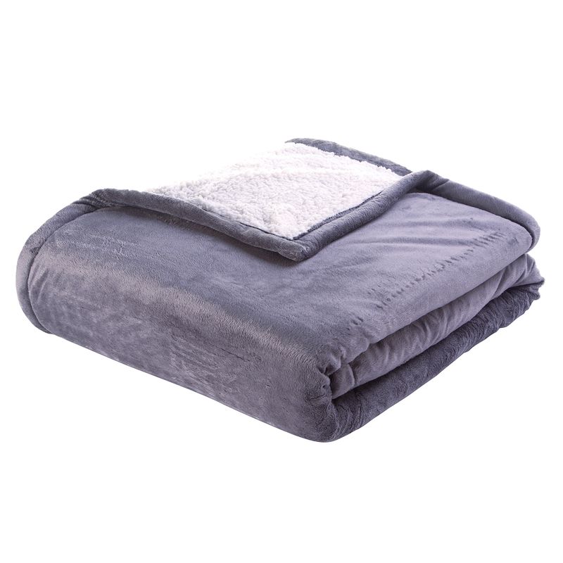 BASEMENT HOME - Frazada Microfleece Sherpa Basement Home