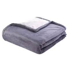 BASEMENT HOME - Frazada Sherpa Microfle Rosa