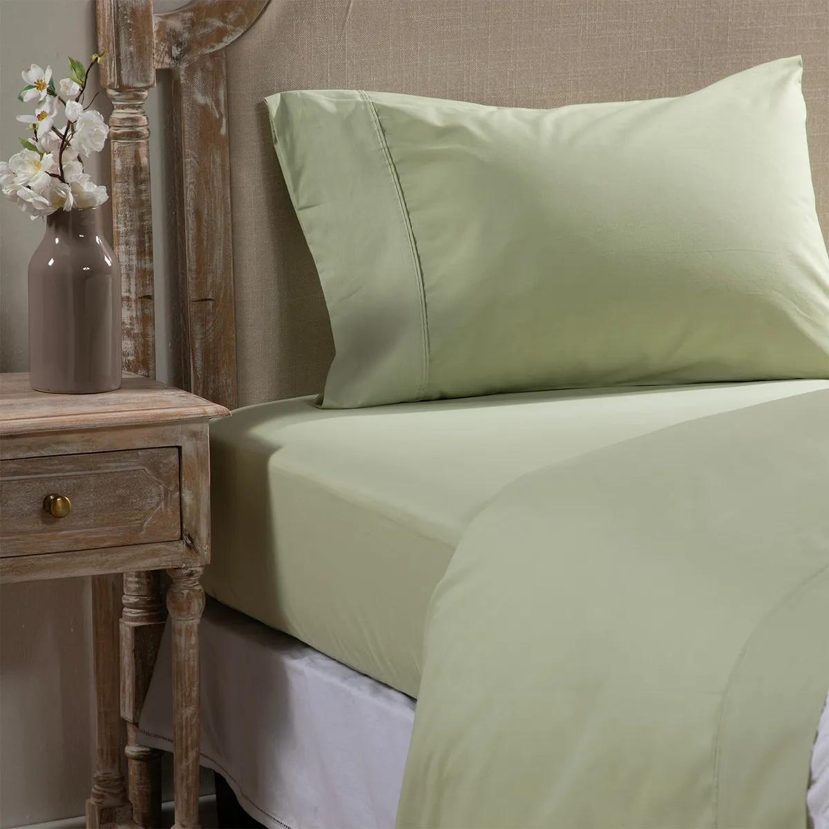 R ALLEN - Sábana 200 Hilos Lisa 100% Algodón Roberta Allen