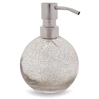 Dispensador De Jabón Plateado Para Baño Mercury