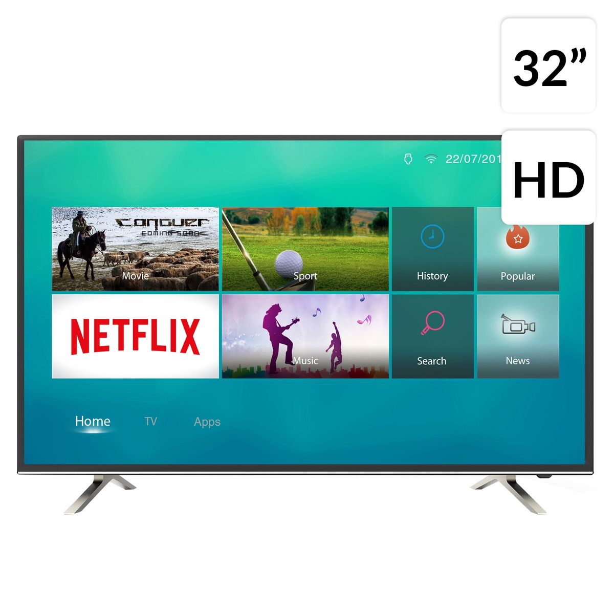 RECCO - LED 32 RECCO RLED-L32D1620SM (D)