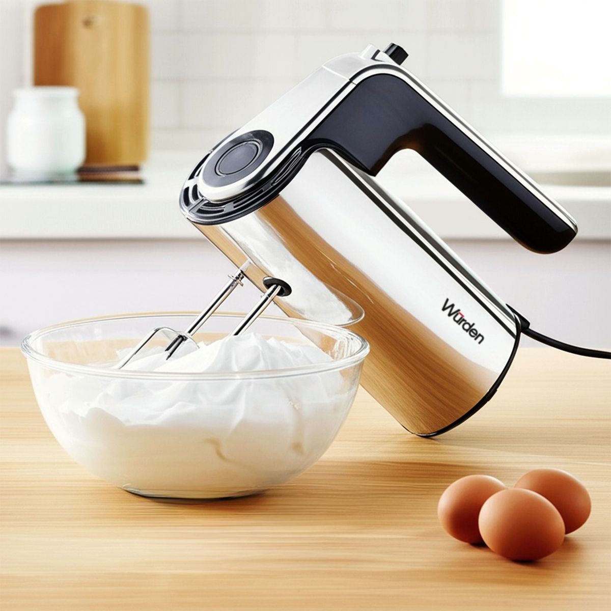 WURDEN - Batidora de Mano Wurden WBA-HM-3002 350W con 5 Velocidades