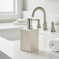 Dispensador de Jabón Textura Arena Beige