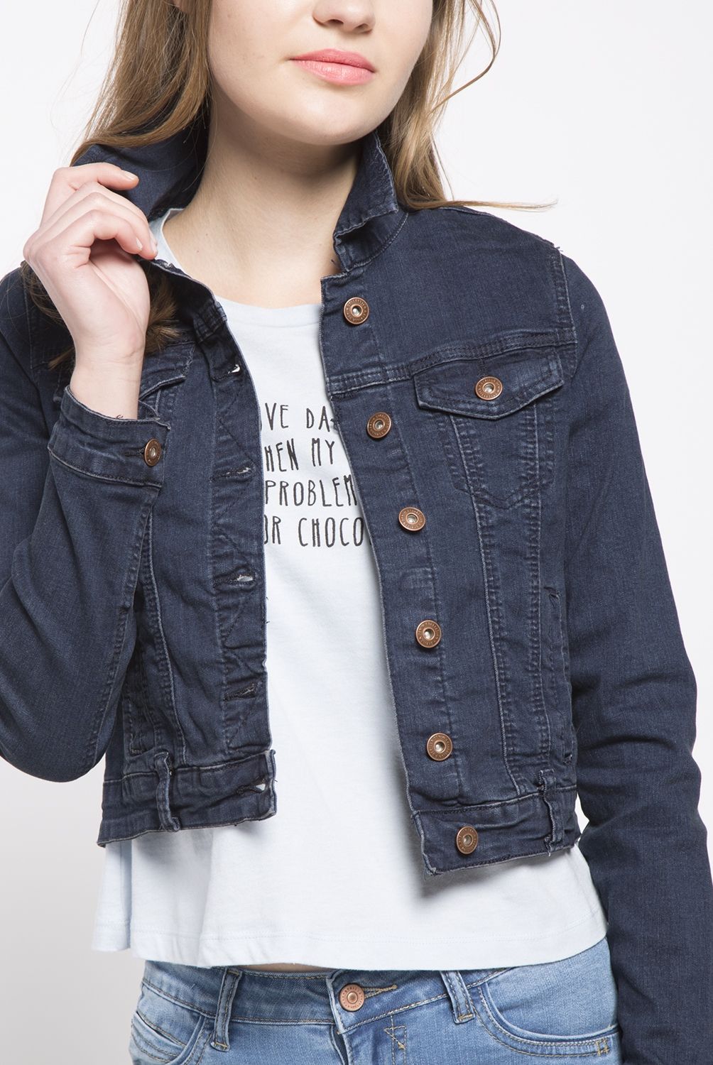 SYBILLA - CASACA JEANS JU CAS407JP