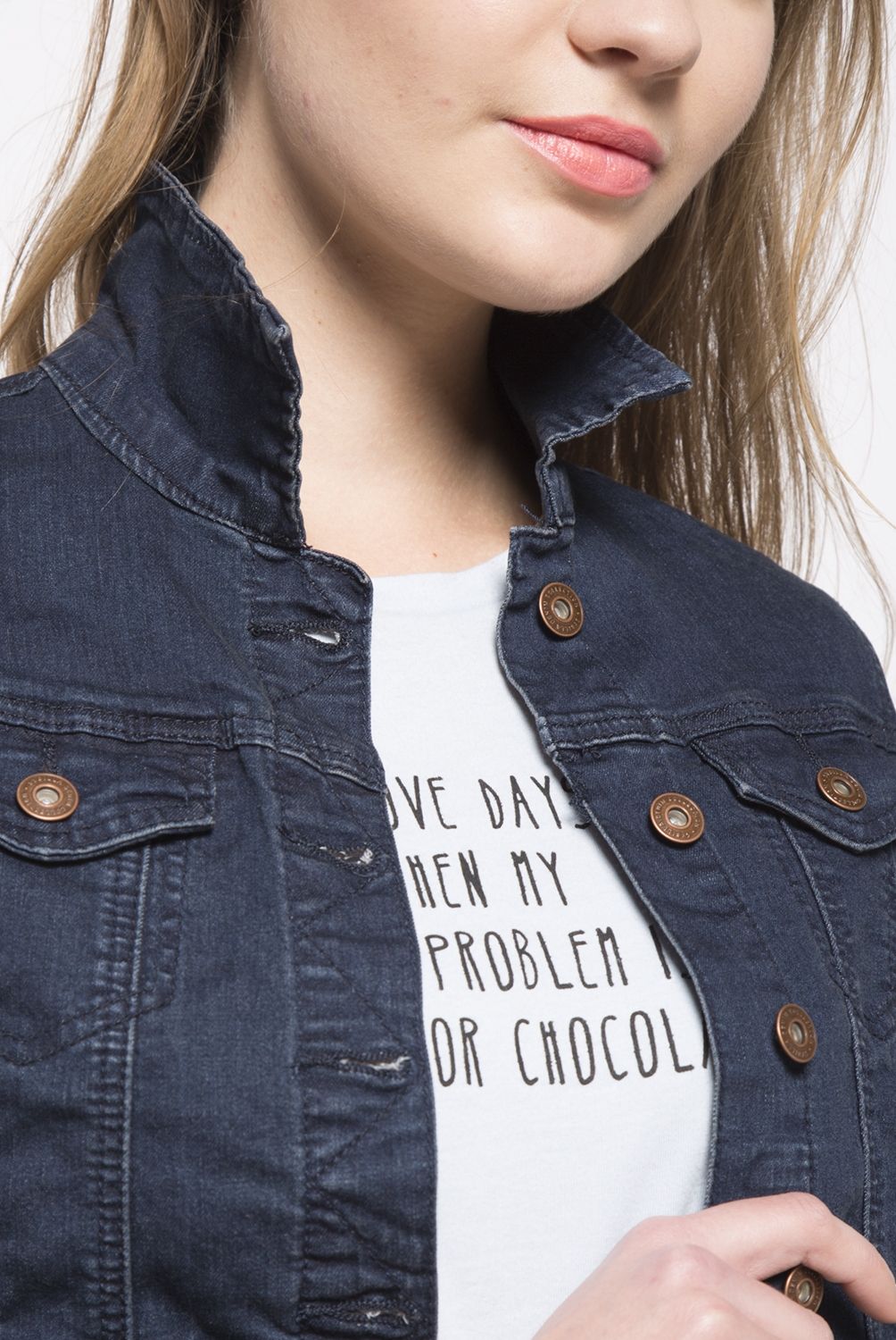 SYBILLA - CASACA JEANS JU CAS407JP