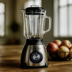 RECCO - Licuadora Jarro de Vidrio 1.5 Litros 550W
