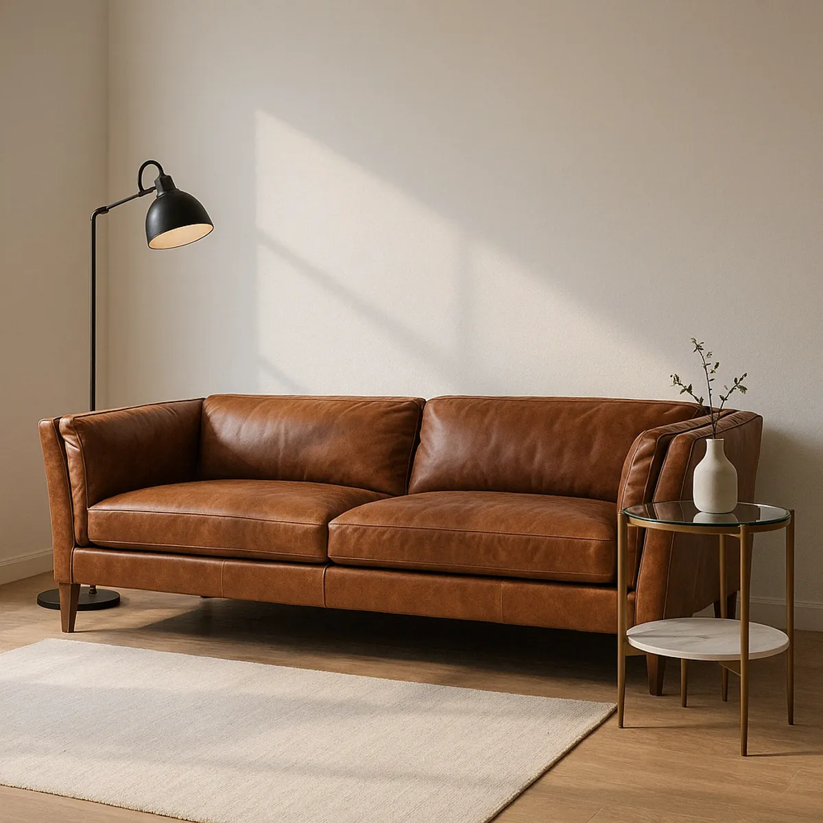 BASEMENT HOME - Sofá 3 Cuerpos Cuero Borg Basement Home