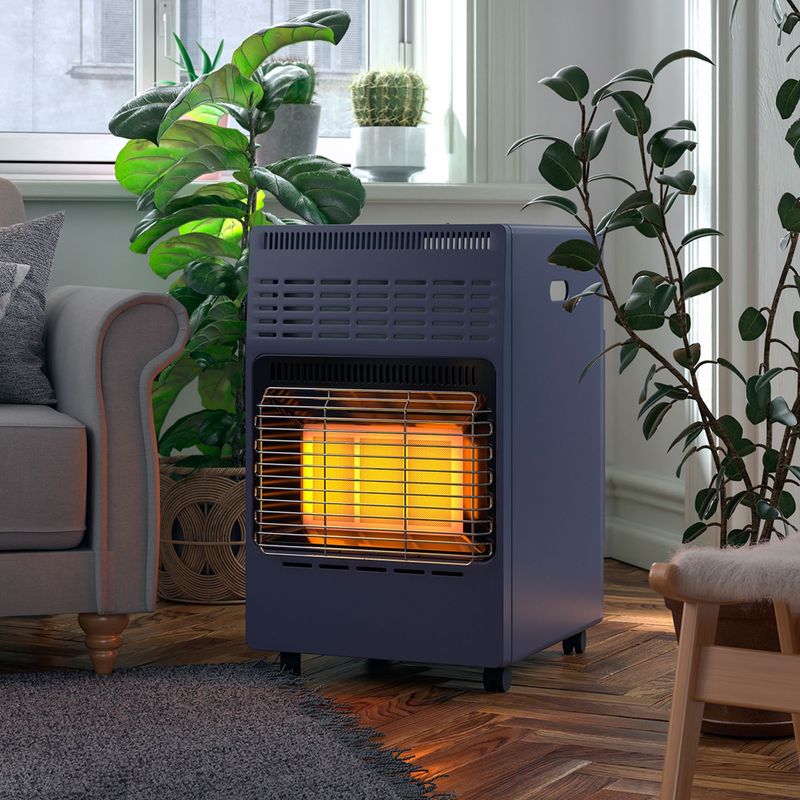 RECCO - Estufa a Gas Recco E 4200-2 con Ruedas para Cilindro