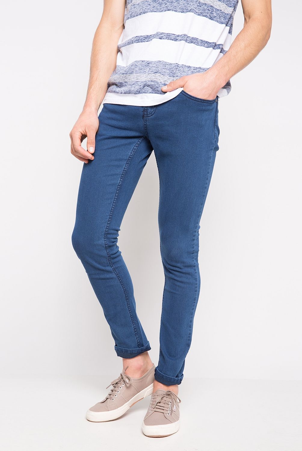 BEARCLIFF - Bearcliff Jeans Super Skinny Fit Hombre