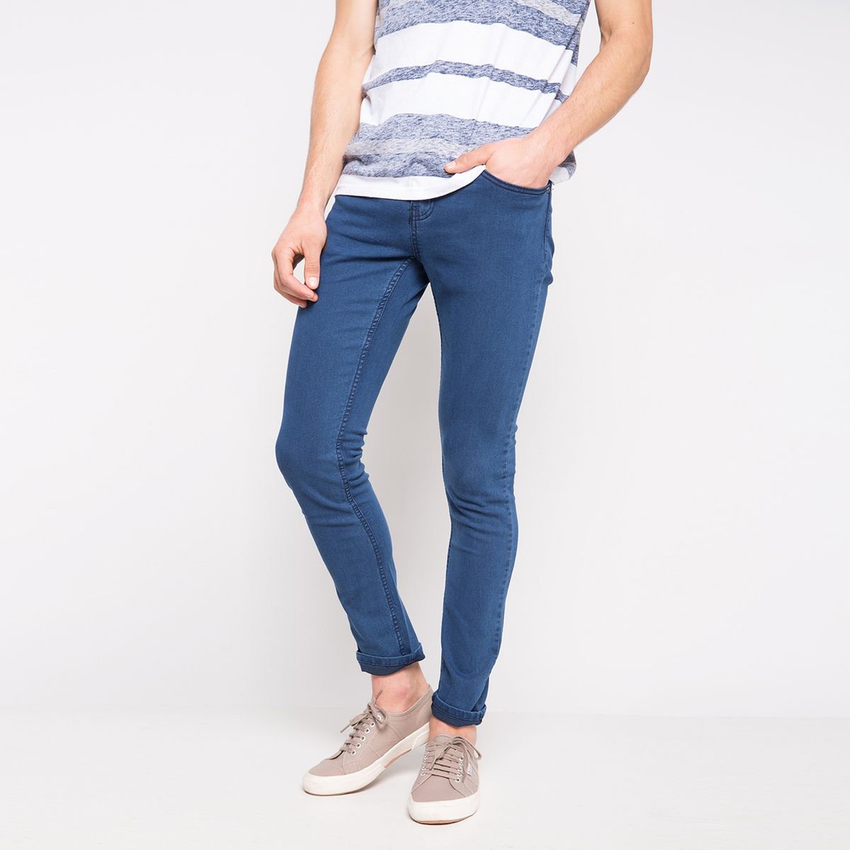 BEARCLIFF - Bearcliff Jeans Super Skinny Fit Hombre