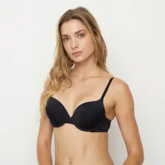SYBILLA - Sostén Microfibra Pack de 2 Liso Con Arco Mujer
