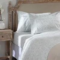 Juego De Sábana Estampada 100% Algodón 200 Hilos