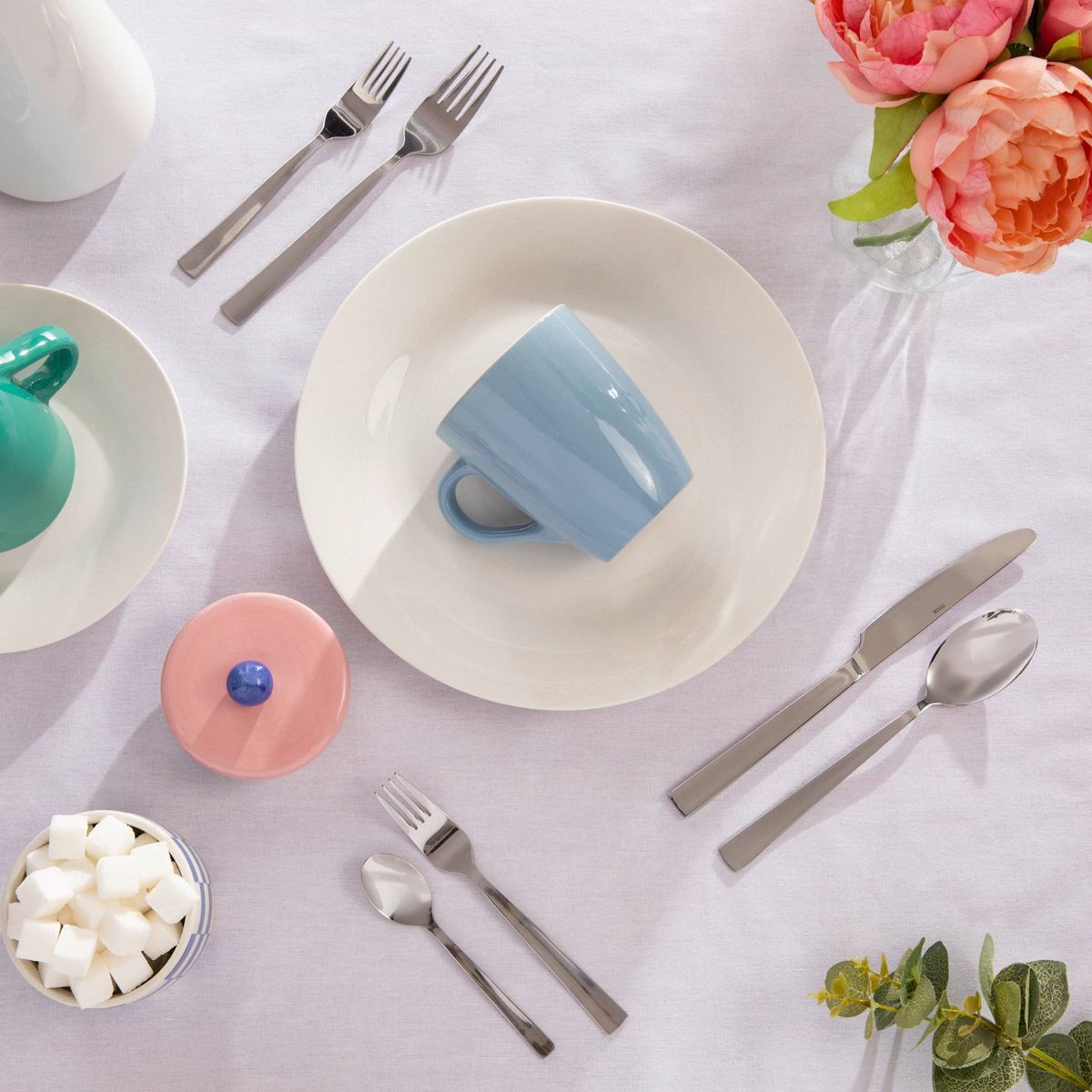 MICA - Juego de Cuchillería Mica Miami 60 Piezas Acero Inoxidable