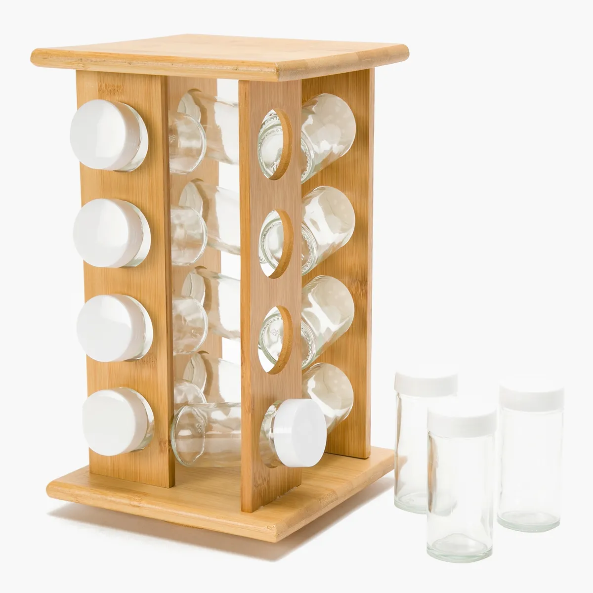 MICA - Rack 16 Especieros Bamboo Mica