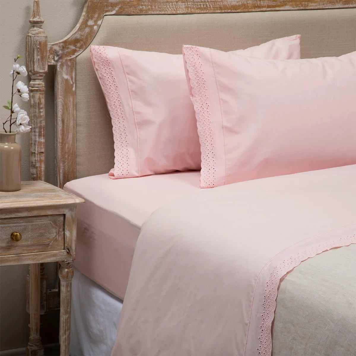 ROBERTA ALLEN - Juego de Sábanas Bordado 180 Hilos Roberta Allen