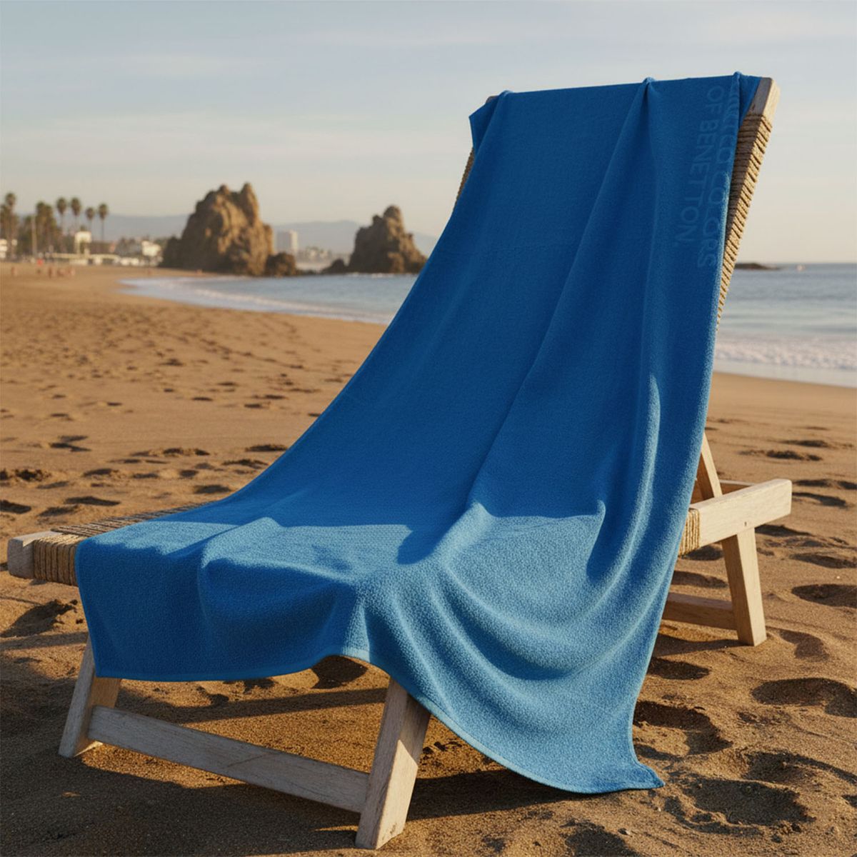 BENETTON - Toalla De Playa Solid 100% Algodón 450 Gramos Benetton