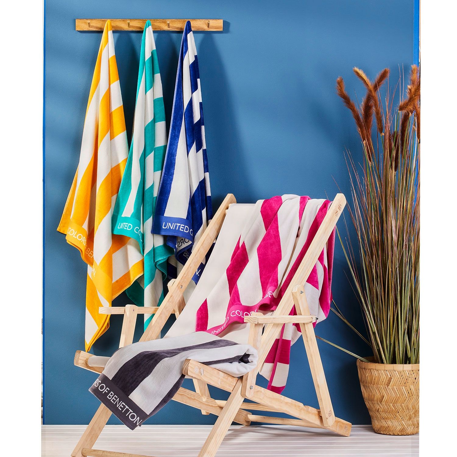 BENETTON Toalla de Playa Jac Stripes Benetton | falabella.com