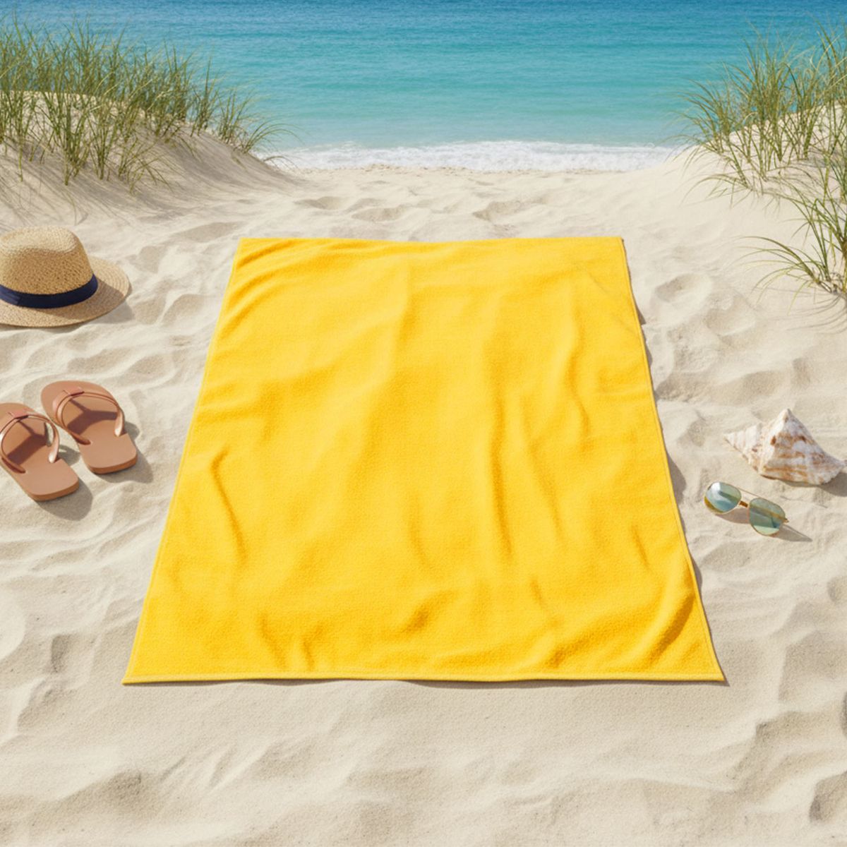 BENETTON - Toalla De Playa Solid 100% Algodón 450 Gramos Benetton