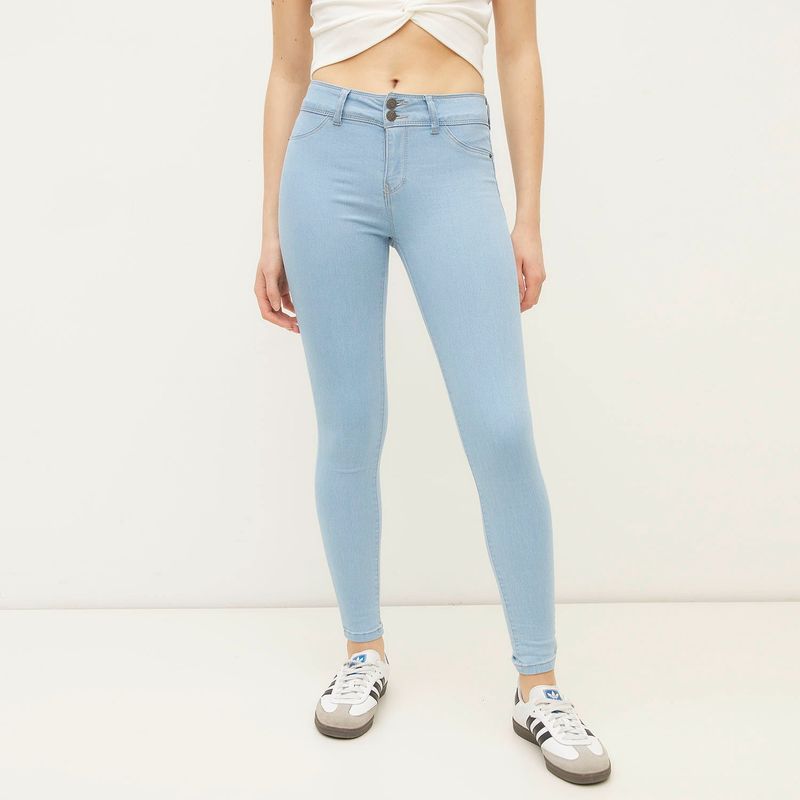 SYBILLA - Jeans Skinny Mujer Sybilla Tiro Medio