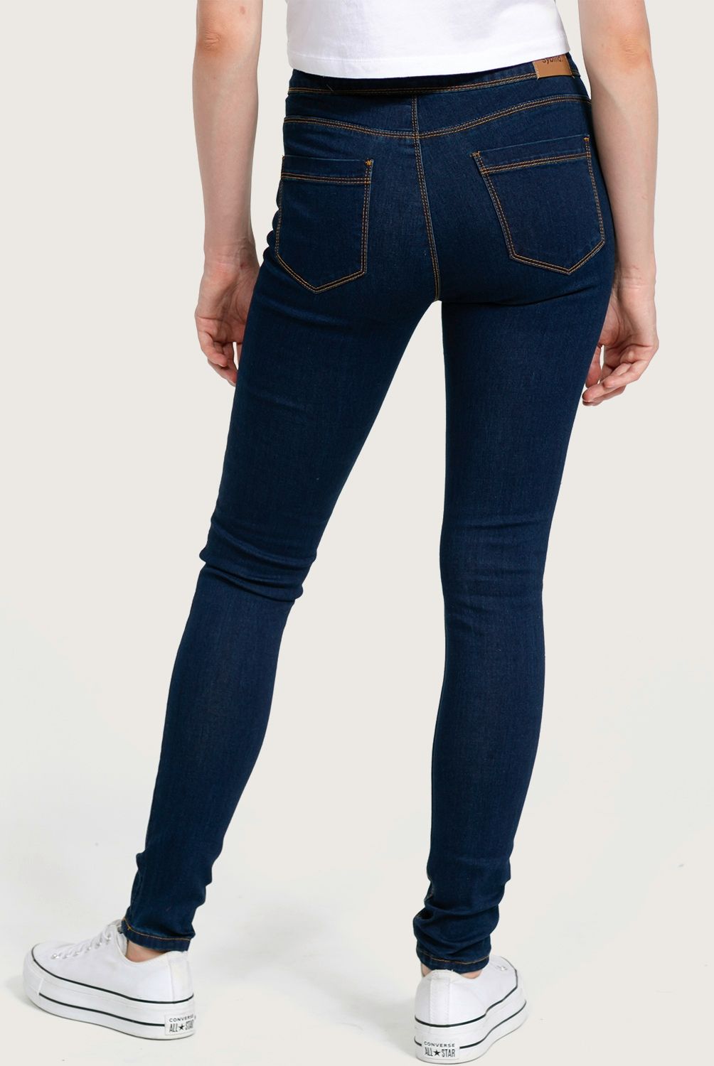 SYBILLA - Sybilla Jeans Skinny Tiro Alto Denim Mujer