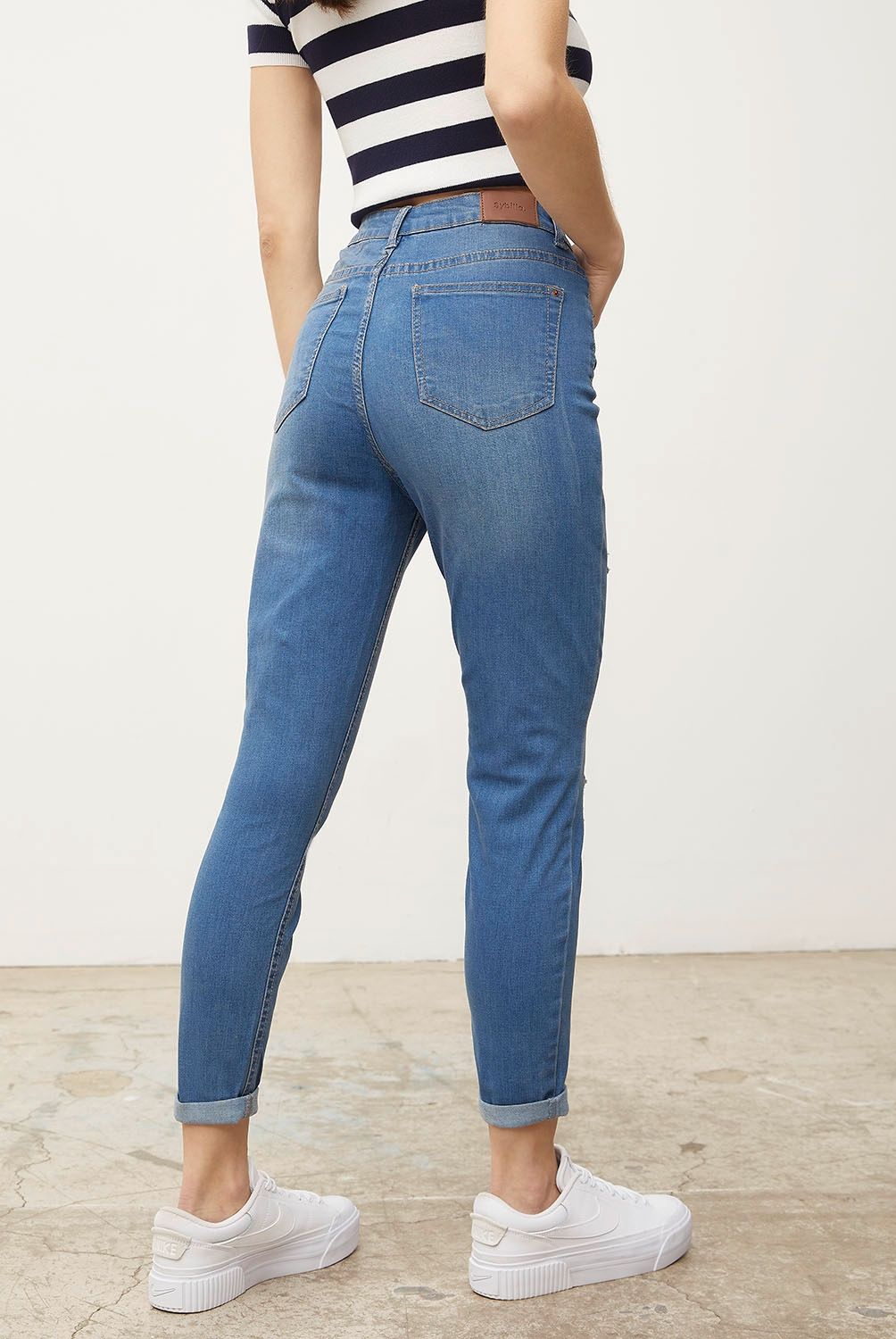 SYBILLA - Jeans Skinny Amy Tiro Medio Mujer Sybilla