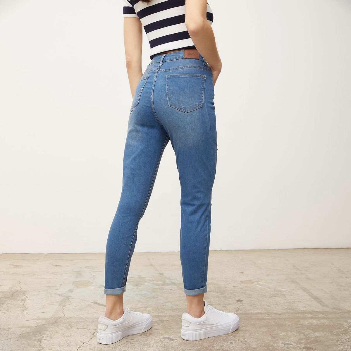 SYBILLA - Jeans Skinny Amy Tiro Medio Mujer Sybilla