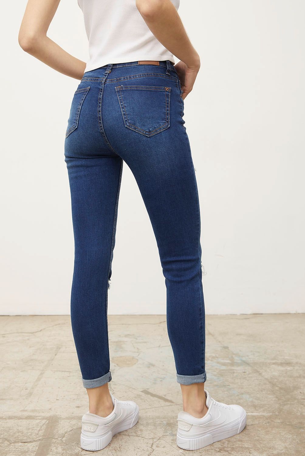 SYBILLA - Jeans Skinny Amy Tiro Medio Mujer Sybilla