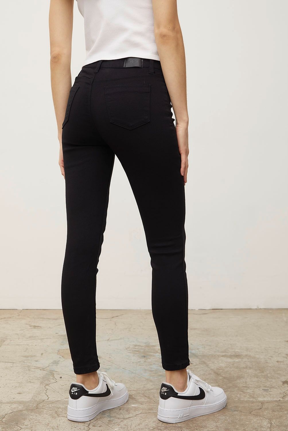 SYBILLA - Jeans Skinny Zoe Tiro Bajo Denim Mujer Sybilla