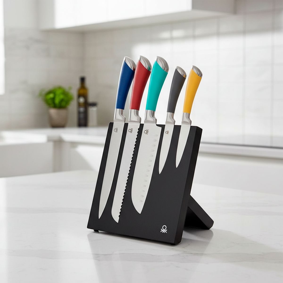 BENETTON - Set De Cuchillos 5 Piezas Magnetico Benetton