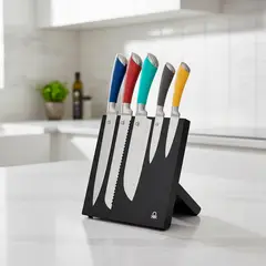 BENETTON - Set De Cuchillos 5 Piezas Magnetico