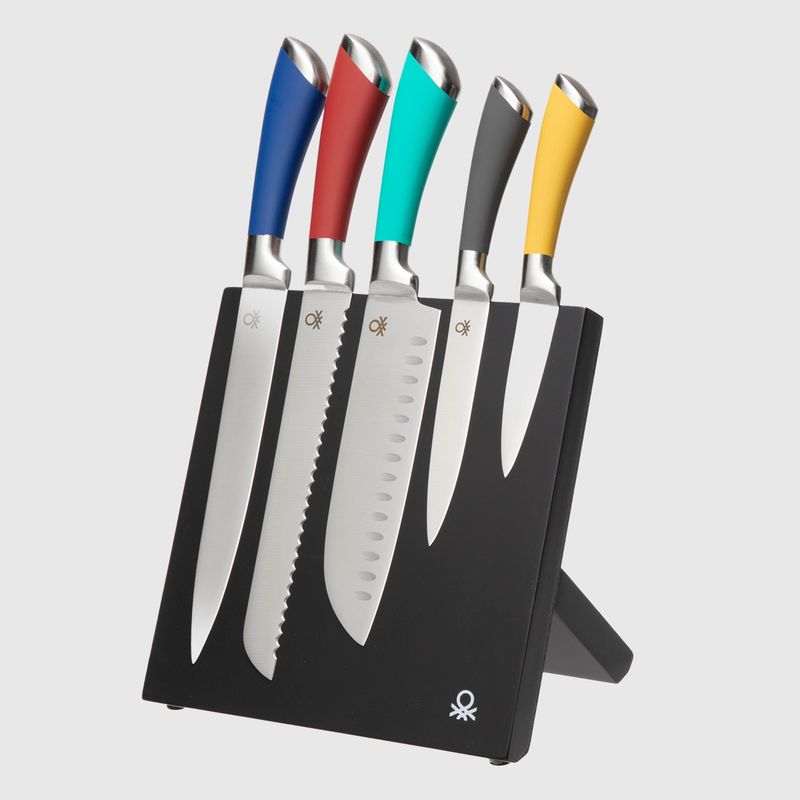 BENETTON - Set de Cuchillos 5 Piezas Magnetico Benetton