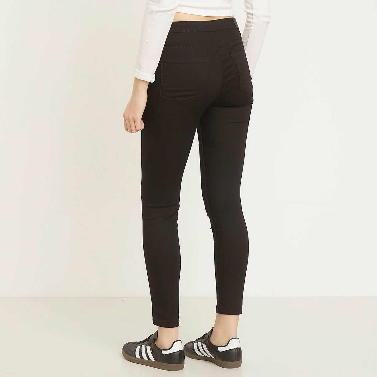 SYBILLA - Jeans Skinny Tiro Alto Mujer Sybilla