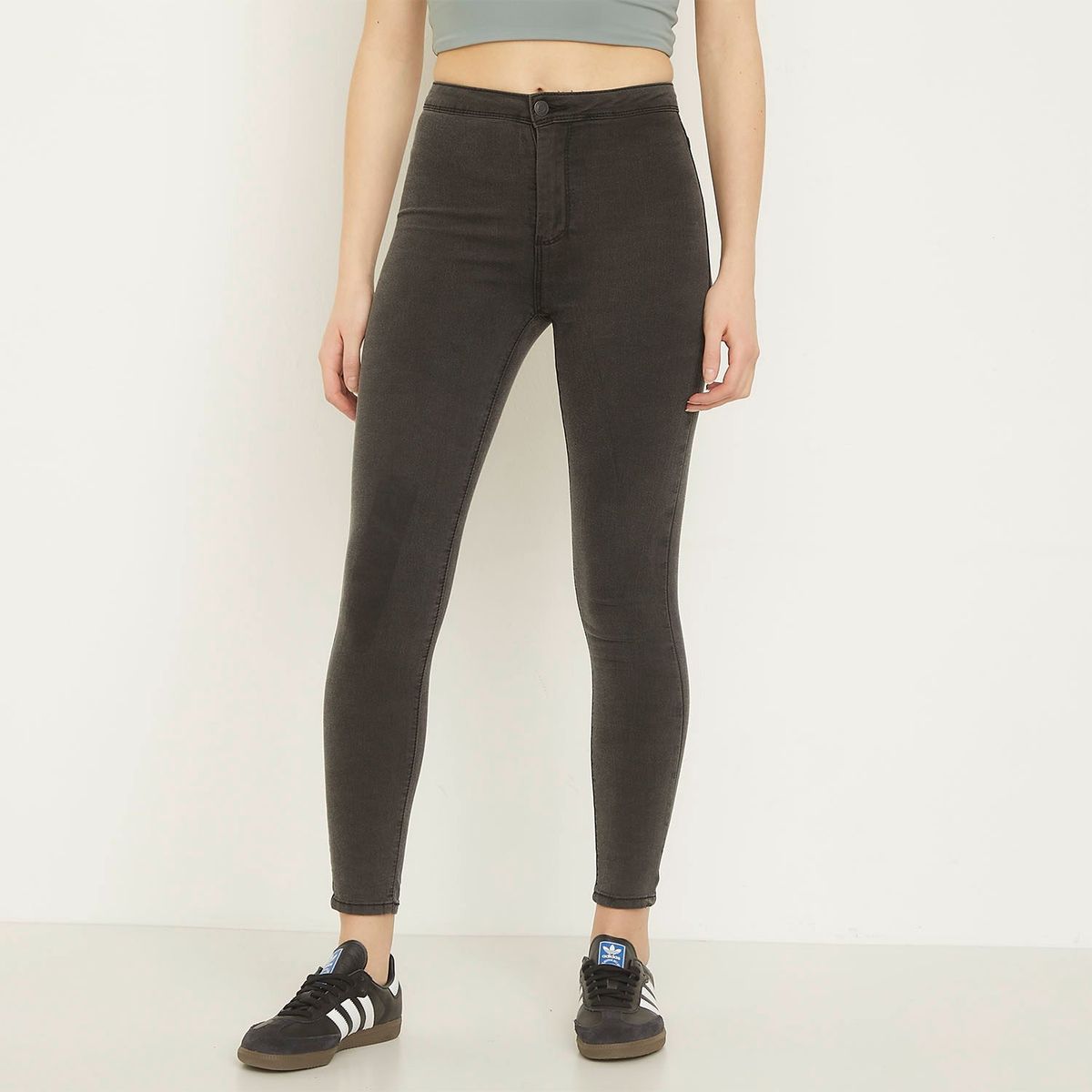 SYBILLA - Jeans Skinny Tiro Alto Mujer Sybilla