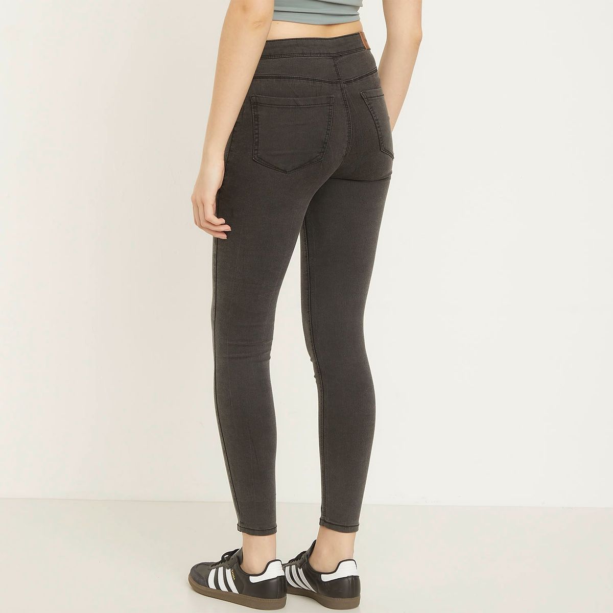 SYBILLA - Jeans Skinny Tiro Alto Mujer Sybilla