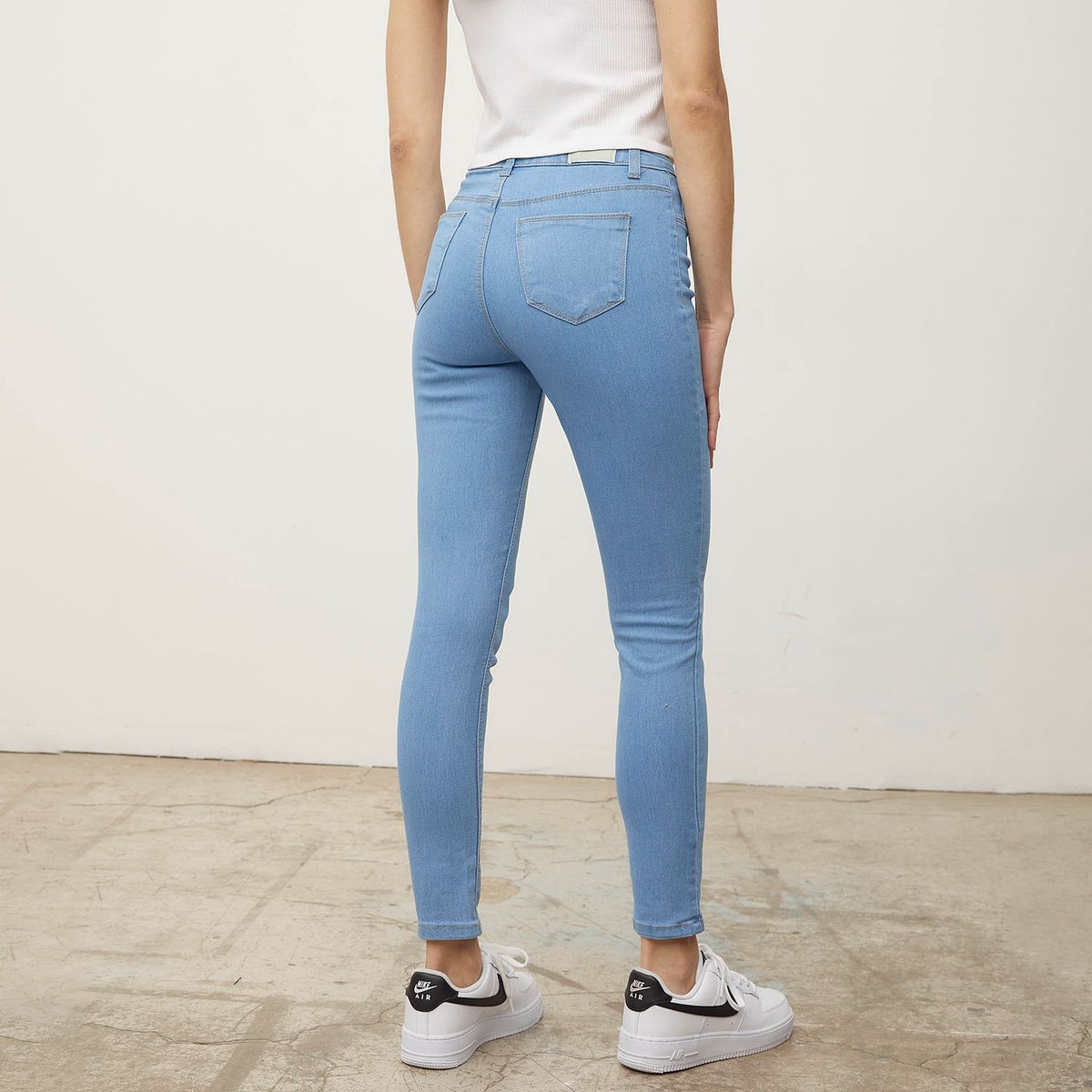SYBILLA - Jeans Skinny Zoe Tiro Bajo Denim Mujer Sybilla