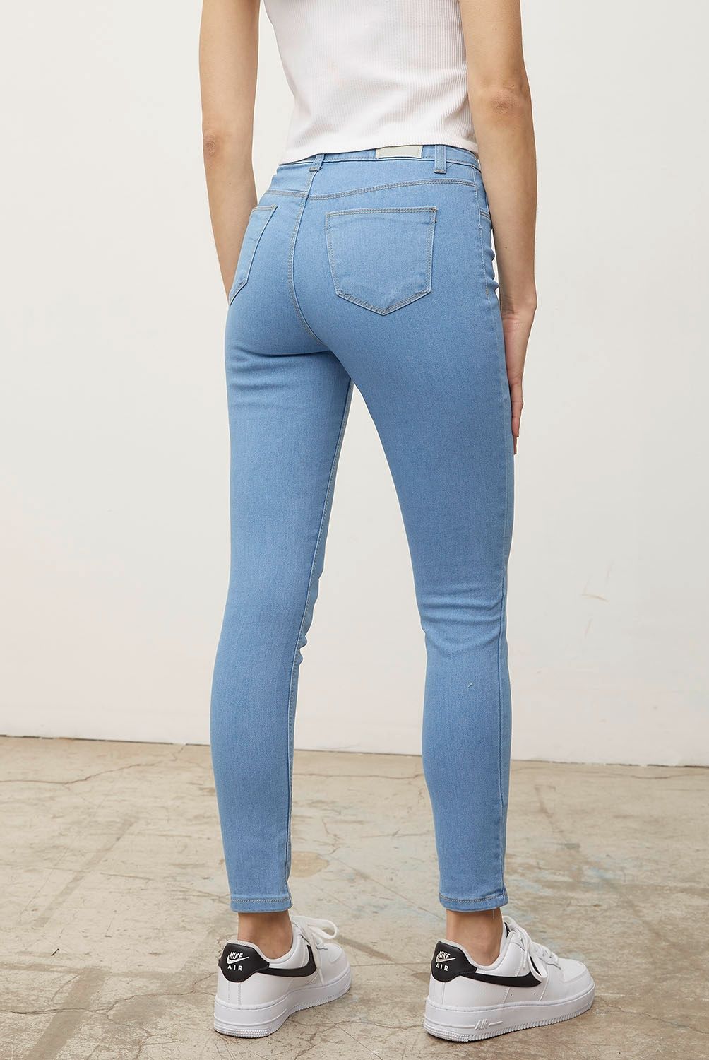 SYBILLA - Jeans Skinny Zoe Tiro Bajo Denim Mujer Sybilla