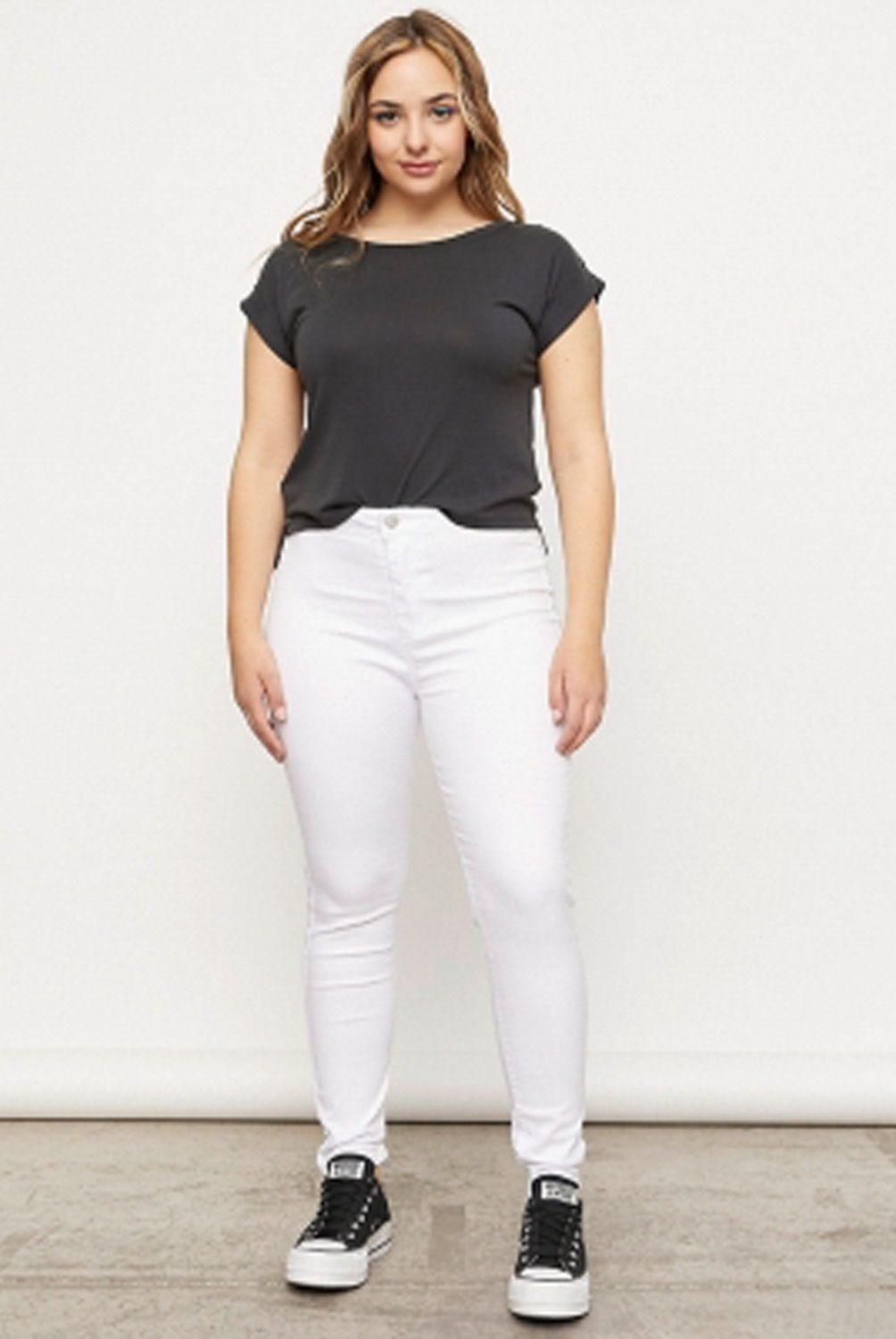 SYBILLA - Jeans Skinny Tiro Alto Mujer Sybilla
