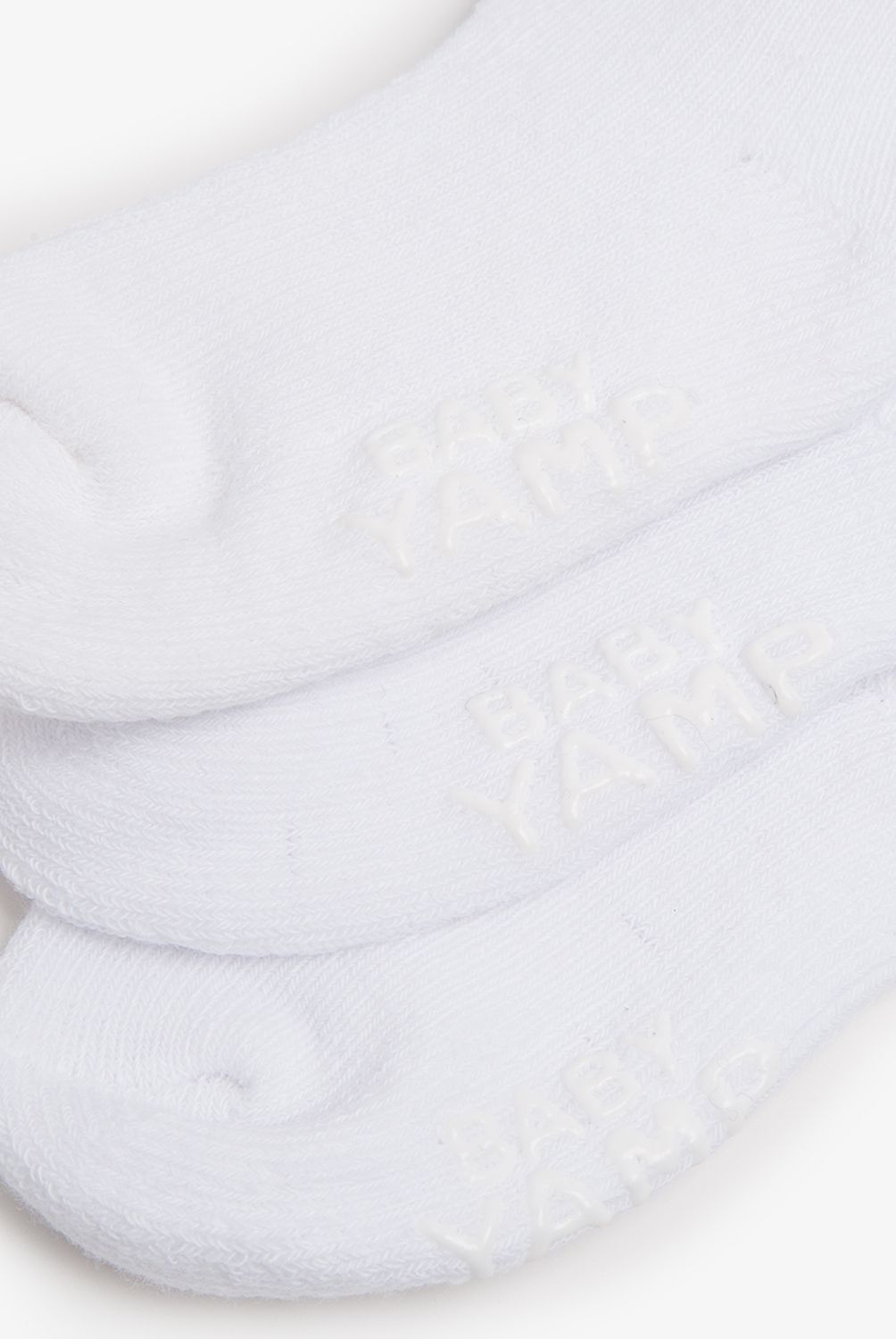 YAMP - Calcetines Blancos Pack De 6 Pares Bebé Unisex