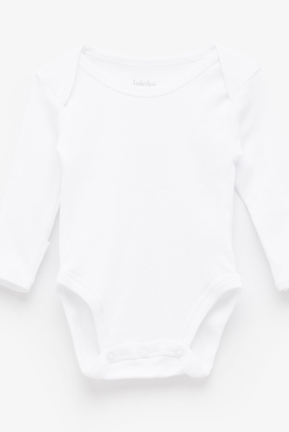 YAMP - Body Blancos Pack De 3 Unidades Algodón Bebé Unisex