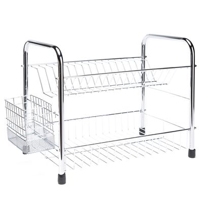 Imagen 2 del producto Secaplatos de 2 Pisos Acero Inoxidable