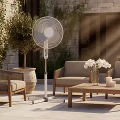 RECCO - Ventilador De Pedestal 3 En 1 16 Pulgadas RD-40G-3