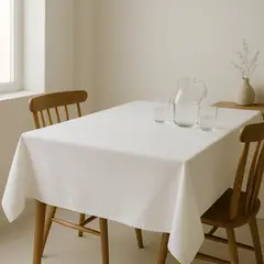 MICA - Mantel Rectangular Vainilla White Blanco