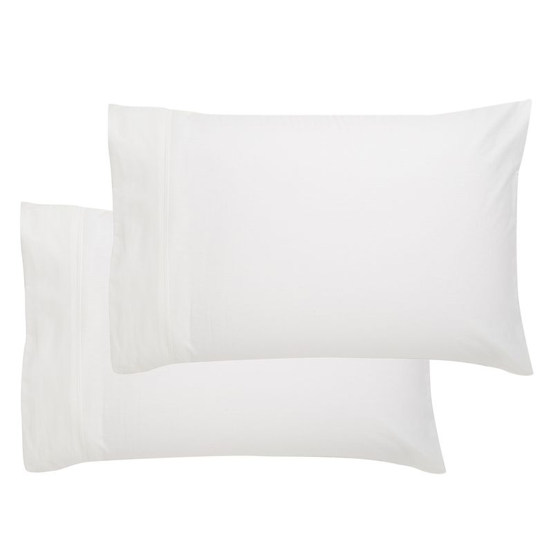 MICA - Fundas de Almohada Mica Algodón 180 Hilos Negro