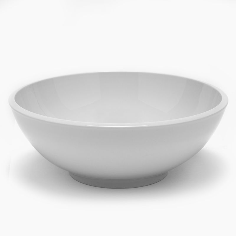 BASEMENT - Bowl Basement Flat Edge 21.8 Cm Loza Blanca