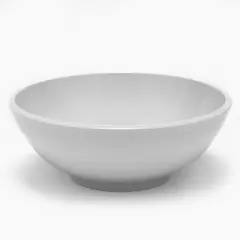 BASEMENT - Fuente Mediana 21,8 Cm Flat Edge Loza Blancabasement