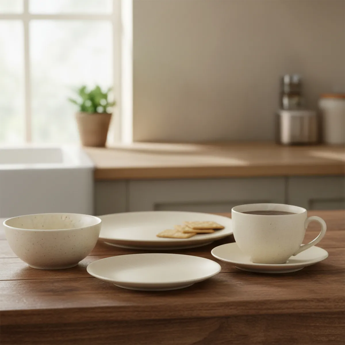 BASEMENT HOME - Juego de Vajilla 30 Piezas Cerámica Gres Basement Home