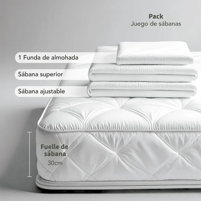 ROBERTA ALLEN - Juego de Sábanas Bordado 180 Hilos Roberta Allen