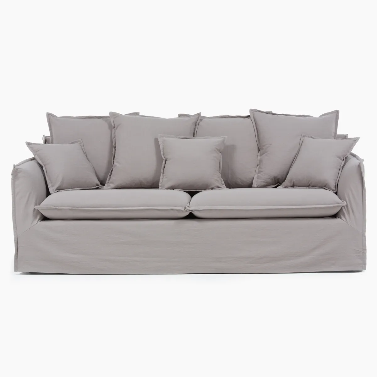 BASEMENT HOME - Sofá 3 Cuerpos Atlanta Tela Basement Home